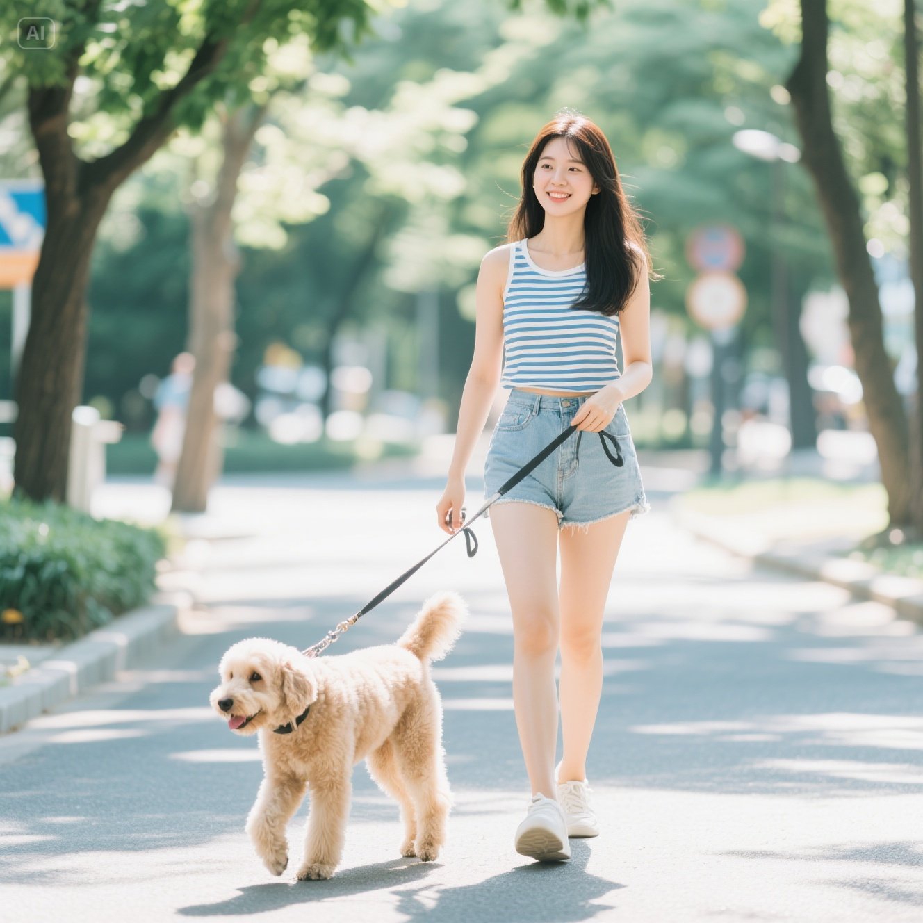 강아지 여름철 산책 팁 : 안전하게 즐기는 시간대, 장소, 쿨링 요령 총정리