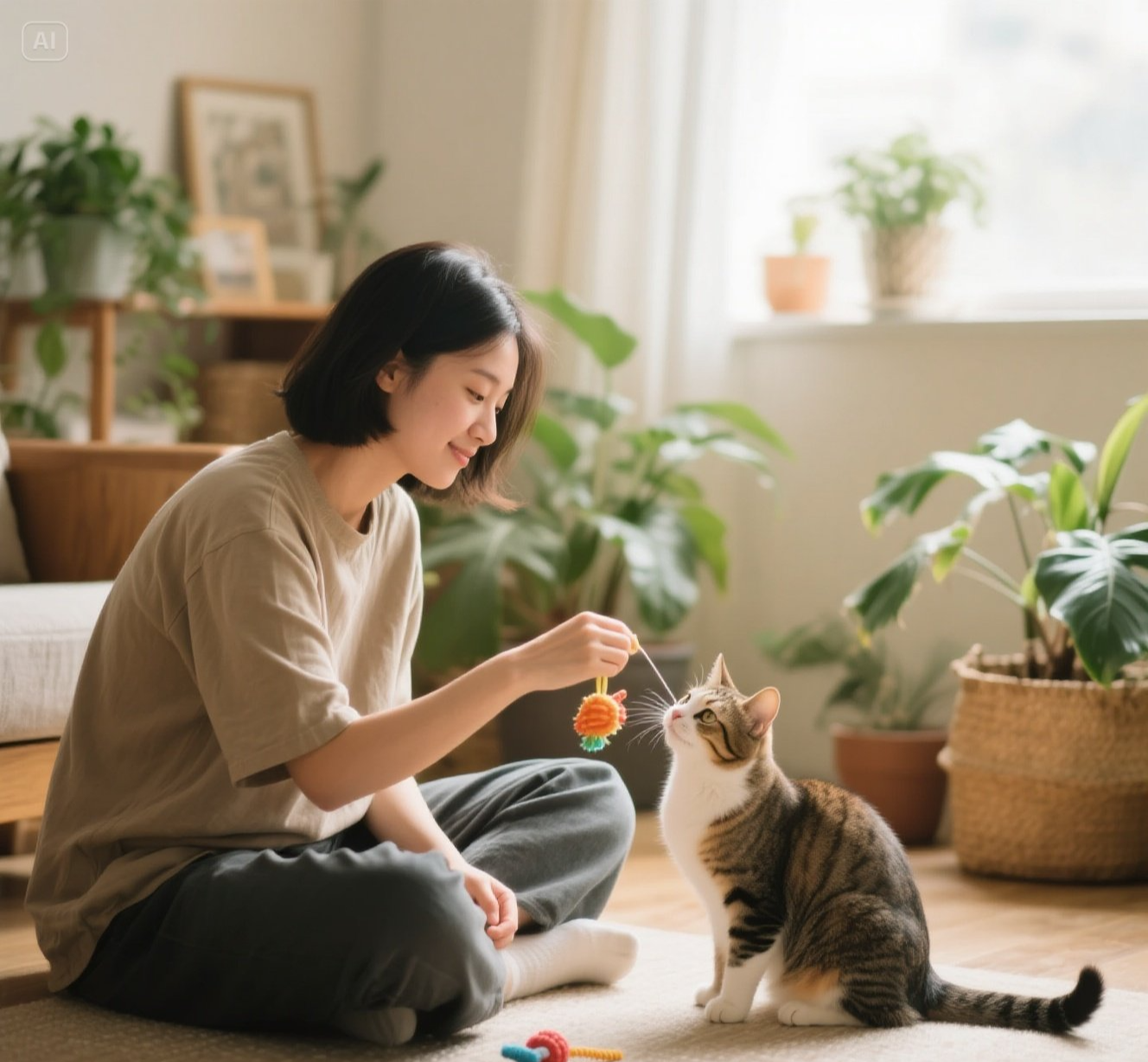 고양이 집사와 교감 깊어지는 놀이법 : 신뢰와 유대 강화의 비밀